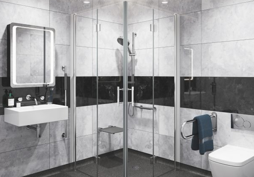 Bifold Door Shower Enclosures